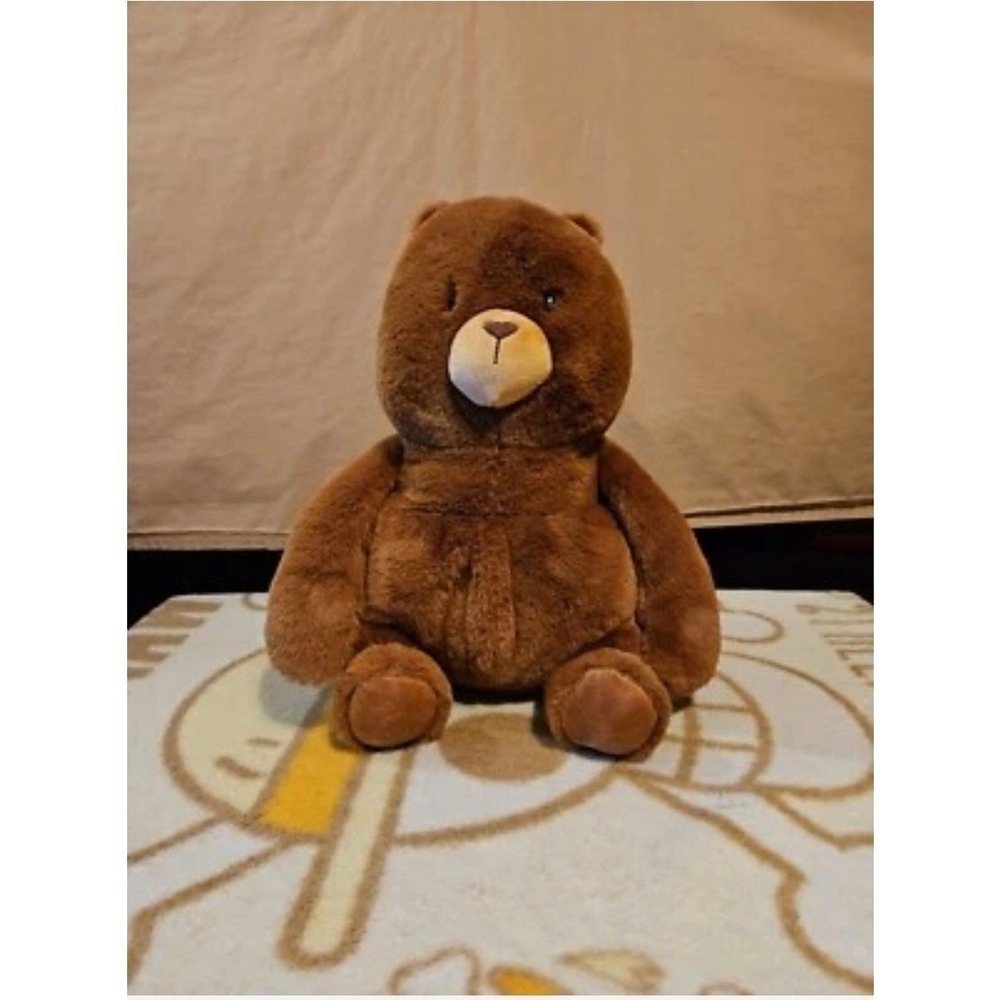 2024 Target Giggle Scape Approx 12" Brown Bear Stuffed Animal Plush s36